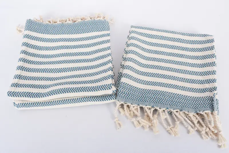 Monogram Kitchen Towel, Personalized Hand Towel, Bridesmaid Gifts, Wedding Anniversary Gift, 40x18 Cotton Chevron Towel, Bathroom Hand Towel - 7
