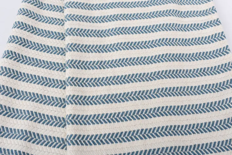 Monogram Kitchen Towel, Personalized Hand Towel, Bridesmaid Gifts, Wedding Anniversary Gift, 40x18 Cotton Chevron Towel, Bathroom Hand Towel - 4