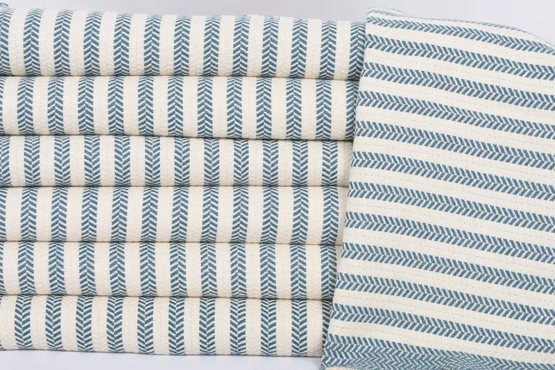 Monogram Kitchen Towel, Personalized Hand Towel, Bridesmaid Gifts, Wedding Anniversary Gift, 40x18 Cotton Chevron Towel, Bathroom Hand Towel - 2