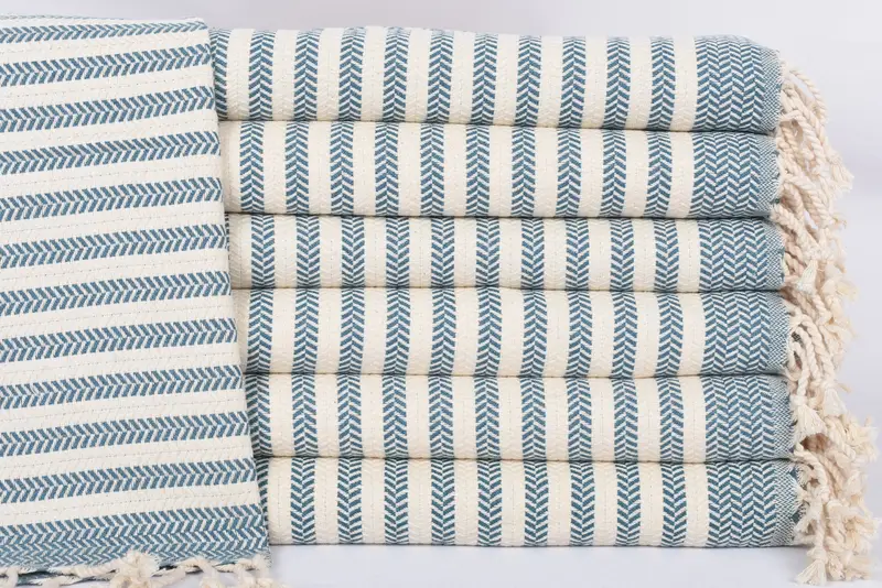 Monogram Kitchen Towel, Personalized Hand Towel, Bridesmaid Gifts, Wedding Anniversary Gift, 40x18 Cotton Chevron Towel, Bathroom Hand Towel - 1