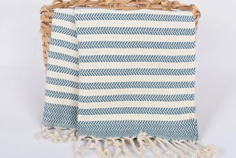 Monogram Kitchen Towel, Personalized Hand Towel, Bridesmaid Gifts, Wedding Anniversary Gift, 40x18 Cotton Chevron Towel, Bathroom Hand Towel - 5