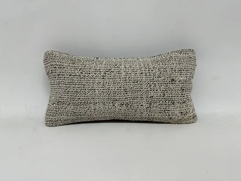 8x16 White Pillow Sham, Pillow for Sofa, Kilim Pillow Cover, Shabby Chic Cushion Cover, Kilim Pillow, Bohemian Cushion Pillow Cover, Pillow Sham - 1