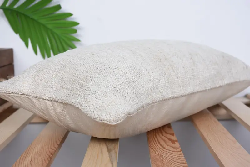 Patio Cushion, Antique Pillows, 10x20 White Cushion Cover, Kilim Pillow, Pillow Case, Interior Designer Pillow, Outdoor Patio Pillow Sham - 6