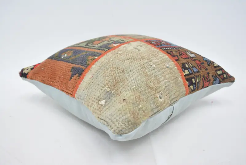 Gift Pillow, Pillow, Kilim Pillow Cover, 16x16 Brown Pillow Cover, Kilim Cushion Sham, Wool Kilim Pillow Pillow, Personalized Gift Pillow Cushion - 6