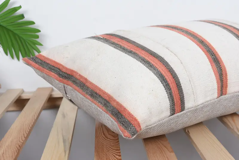 Ethnic Throw Pillow Sham, Pillow for Couch, 16x24 Red Pillow Cover, Antique Pillows, Cushion, Boho Pillow, Boho Chic Cushion, Tapestry Cushion - 6