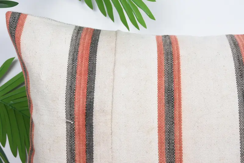 Ethnic Throw Pillow Sham, Pillow for Couch, 16x24 Red Pillow Cover, Antique Pillows, Cushion, Boho Pillow, Boho Chic Cushion, Tapestry Cushion - 2