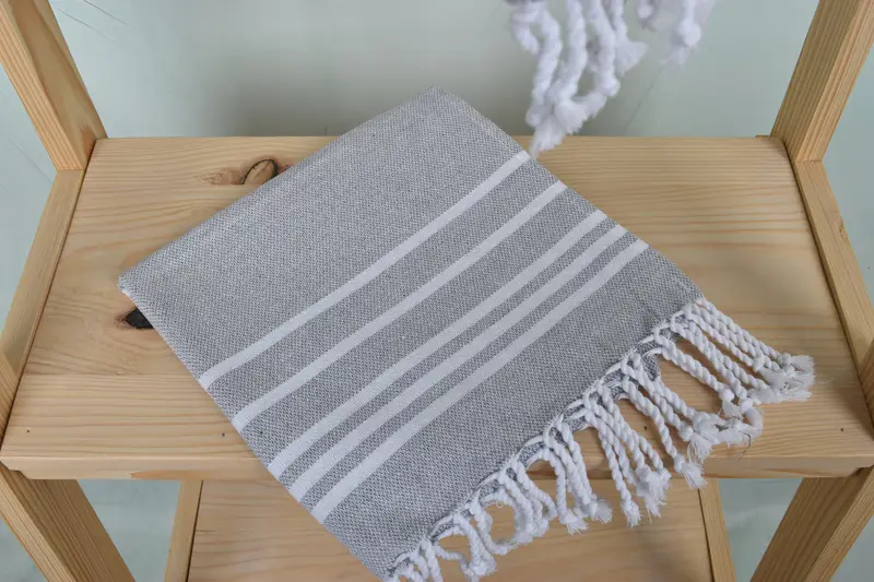 Gift For The Home Decor, 38x18 Cotton Striped Towel, Turkish Towel Hand Towel, Christmas Gift, Summer Gift, Custom Hand Towel, Wedding Favors - 5