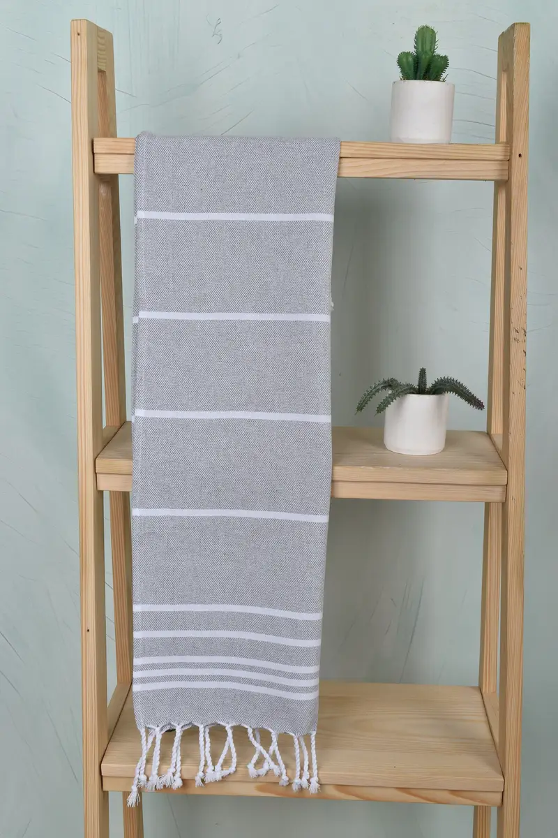 Gift For The Home Decor, 38x18 Cotton Striped Towel, Turkish Towel Hand Towel, Christmas Gift, Summer Gift, Custom Hand Towel, Wedding Favors - 8