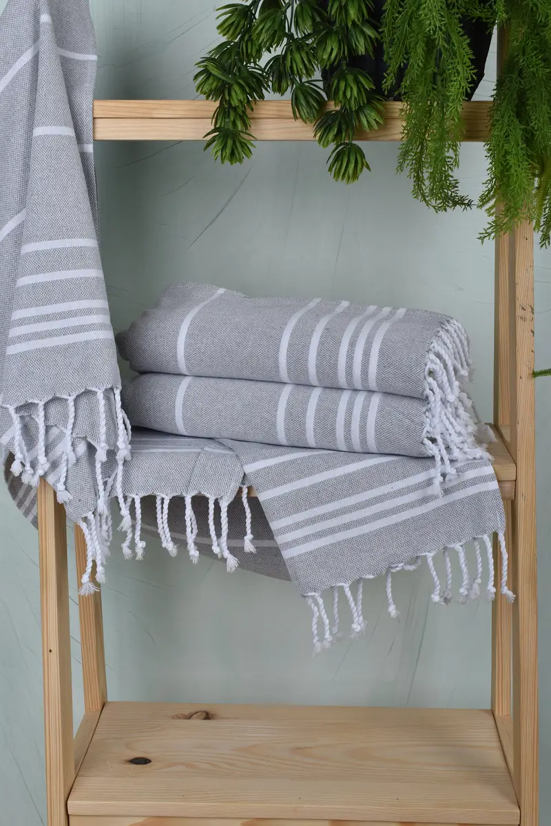 Gift For The Home Decor, 38x18 Cotton Striped Towel, Turkish Towel Hand Towel, Christmas Gift, Summer Gift, Custom Hand Towel, Wedding Favors - 6