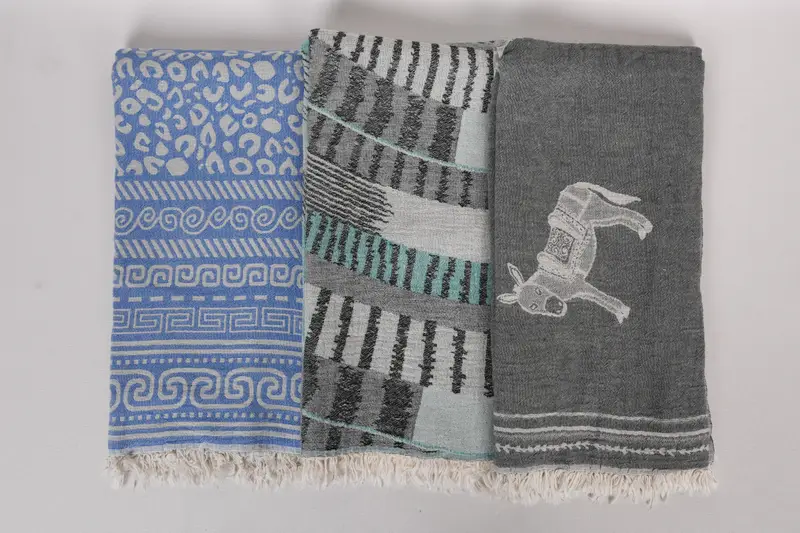 70x40 Cotton Set of 8 Towel, House Warming Gift, Organic towel, Bridal Shower Gift, Gym Towel, Unique Wedding Gift, Guest Towel, Wedding Favors - 7