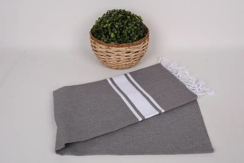 70x40 Cotton Set of 8 Towel, House Warming Gift, Organic towel, Bridal Shower Gift, Gym Towel, Unique Wedding Gift, Guest Towel, Wedding Favors - 4