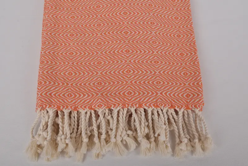Bridesmaid Gift, Turkish towel, Arizona Bachelorette Party Favors, Bridesmaid Favors, Monogram Beach Towel, 70x40 Cotton Zigzag Diamond Towel - 3