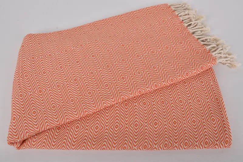Bridesmaid Gift, Turkish towel, Arizona Bachelorette Party Favors, Bridesmaid Favors, Monogram Beach Towel, 70x40 Cotton Zigzag Diamond Towel - 4