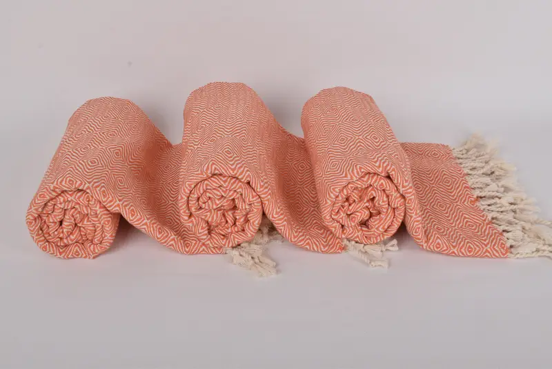 Bridesmaid Gift, Turkish towel, Arizona Bachelorette Party Favors, Bridesmaid Favors, Monogram Beach Towel, 70x40 Cotton Zigzag Diamond Towel - 8