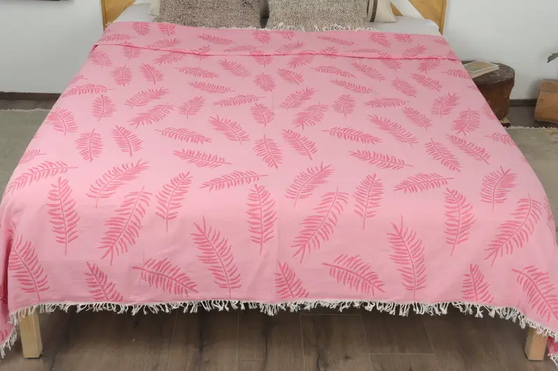 Bachelorette Party Favors, Beach Theme Bachelorette Party, Personalized Blanket, Couch Throw, 88x80 Cotton Floral Patterned Towel, Turkish Blanket - 8