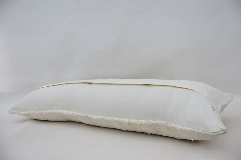 Couch Pillow Case, One Of A Kind Cushion Case, Pillow Case, Pillow for Couch, 16x48 White Pillow Case, Pillow for Sofa, Vintage Kilim Pillow - 6