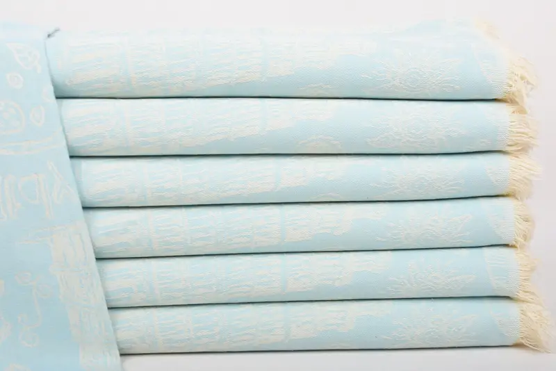 Toalla de toalla turca, poca de cocina turca, regalo para mamá, toalla de bordado, paño de cocina personalizado, toalla de diseño de símbolos italianos de algodón de 28x20 - 2