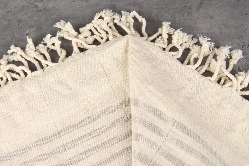 70x40 Linen Striped Towel, Cotton towel, Beach Towel Bulk, Yoga Towel, Bridesmaid Gift Towel, Bachelorette Party Favors Beach, Organic towel - 4