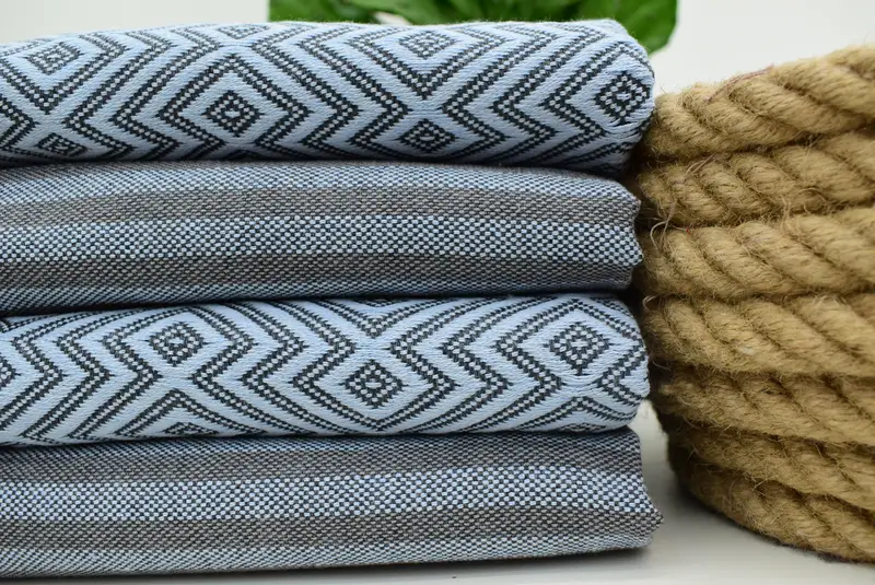 Travel Towel, 70x40 Cotton Diamond Towel, Monogram Turkish Towel, Merry Christmas Gifts, Guest Towel, Personalized Wedding Gift, Personalized Gift - 1