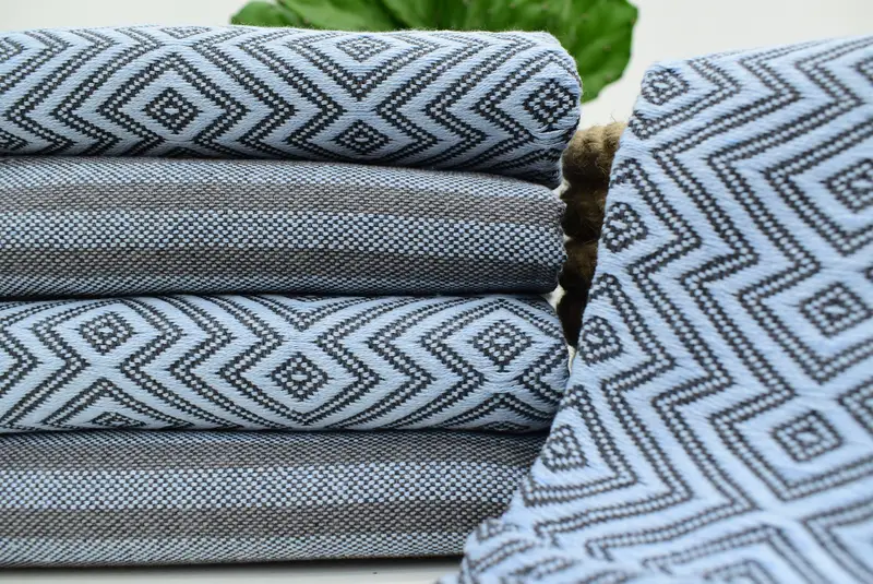 Travel Towel, 70x40 Cotton Diamond Towel, Monogram Turkish Towel, Merry Christmas Gifts, Guest Towel, Personalized Wedding Gift, Personalized Gift - 2