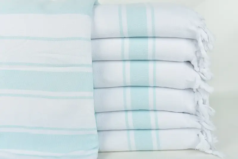 Gift For Coworker, Gift For The Home Decor, Turkish hand towel, Lightweight towel, 68x36 Cotton Striped Terry Towel, Bachelorette Party Gift - 1