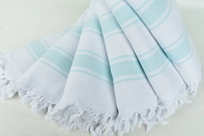 Gift For Coworker, Gift For The Home Decor, Turkish hand towel, Lightweight towel, 68x36 Cotton Striped Terry Towel, Bachelorette Party Gift - 4
