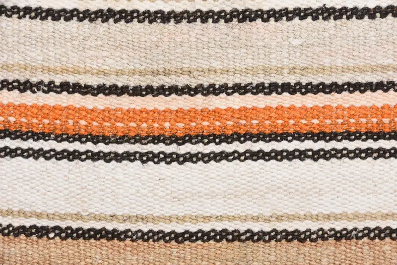 Throw Kilim Pillow, Turkish Corner Cushion Case, 24x24 Orange Cushion Case, Kilim Pillow Cover, Cushion, Boho Throw Cushion Case, Boho Pillow - 3