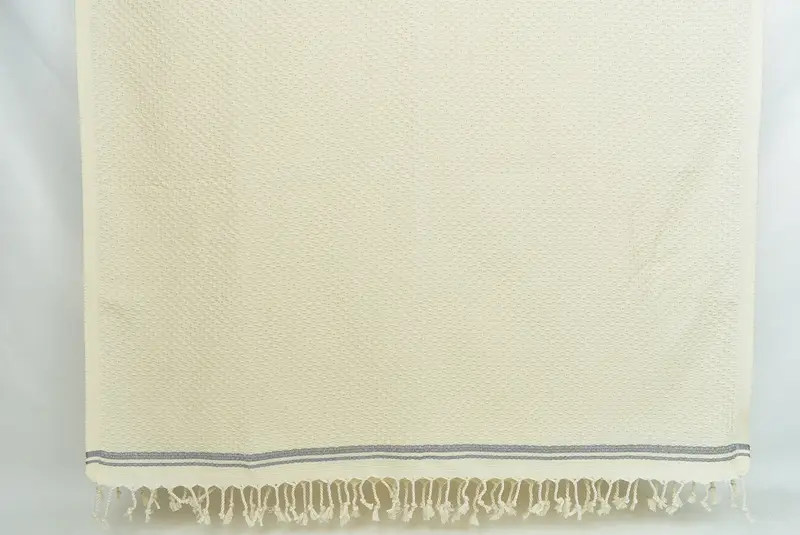 Noel hediyesi, onun için hediye, 68x36 pamuklu çizgili havlu, dekoratif havlu, gelin duş iyiliği, hızlı kuru peshtemal, Türk havlu seti, yoga havlu - 8