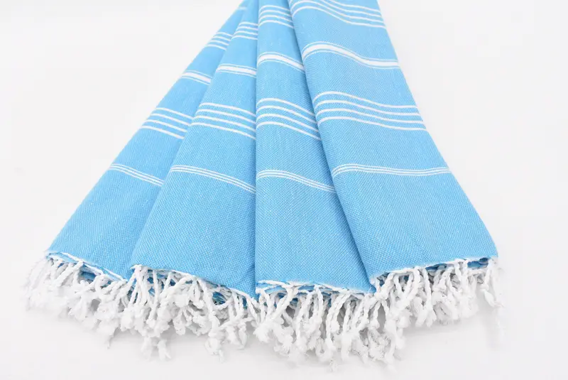 Bridesmaid Gift, Quick-dry towel, 70x40 Cotton Striped Towel, Handwoven Turkish bath towel, Boyfriend Christmas Gift, Quick-Dry Beach Towel - 2