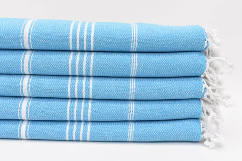 Bridesmaid Gift, Quick-dry towel, 70x40 Cotton Striped Towel, Handwoven Turkish bath towel, Boyfriend Christmas Gift, Quick-Dry Beach Towel - 1
