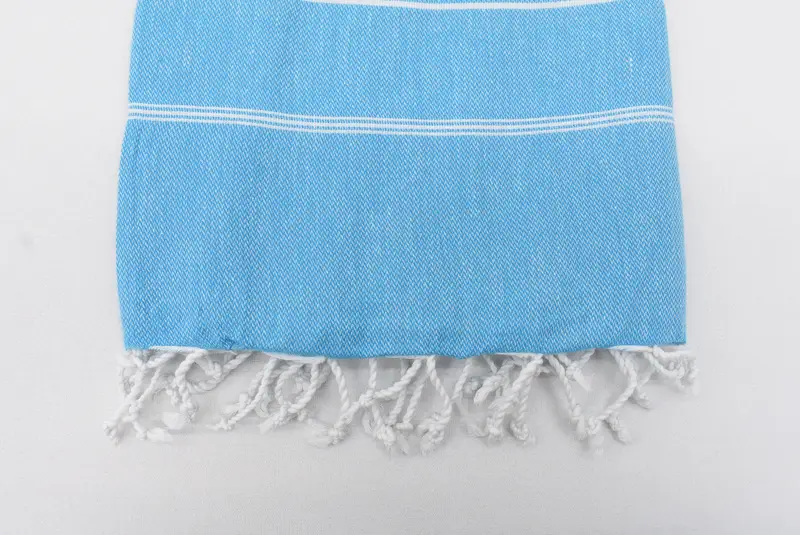 Bridesmaid Gift, Quick-dry towel, 70x40 Cotton Striped Towel, Handwoven Turkish bath towel, Boyfriend Christmas Gift, Quick-Dry Beach Towel - 5