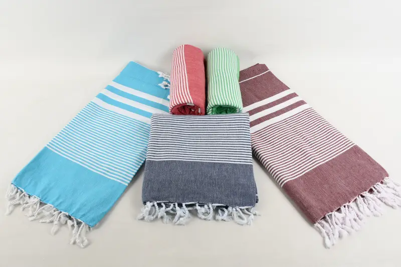 Bachelorette Favors Beach, Travel Towel, Organic Turkish towel, Bridal Shower Gifts, Quick-dry peshtemal, 70x40 Cotton Striped Towel, Wedding Gift - 7
