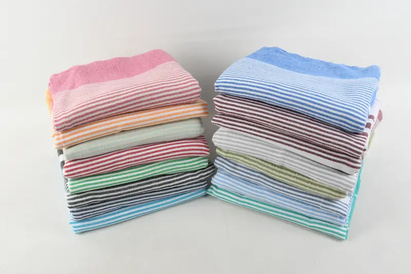 Bachelorette Favors Beach, Travel Towel, Organic Turkish towel, Bridal Shower Gifts, Quick-dry peshtemal, 70x40 Cotton Striped Towel, Wedding Gift - 5