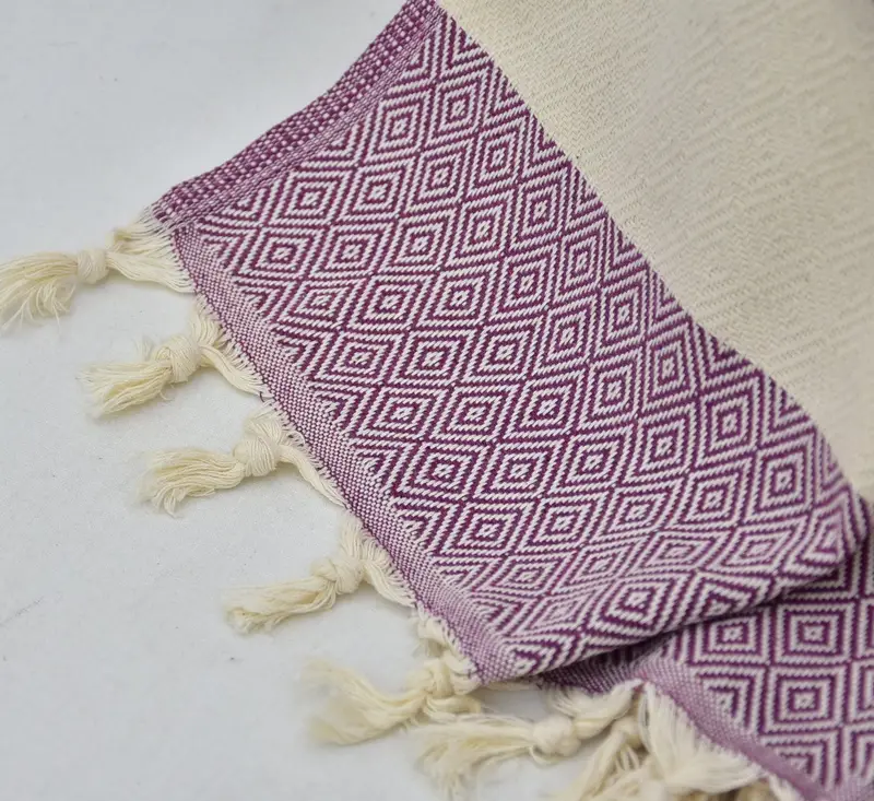 Turkish Cotton Throw Blanket, Monogram Blanket, Halloween Gifts, Personalized Gifts, 92x80 Cotton Diamond Towel, Turkish Blanket, Turkish Bedspread - 7