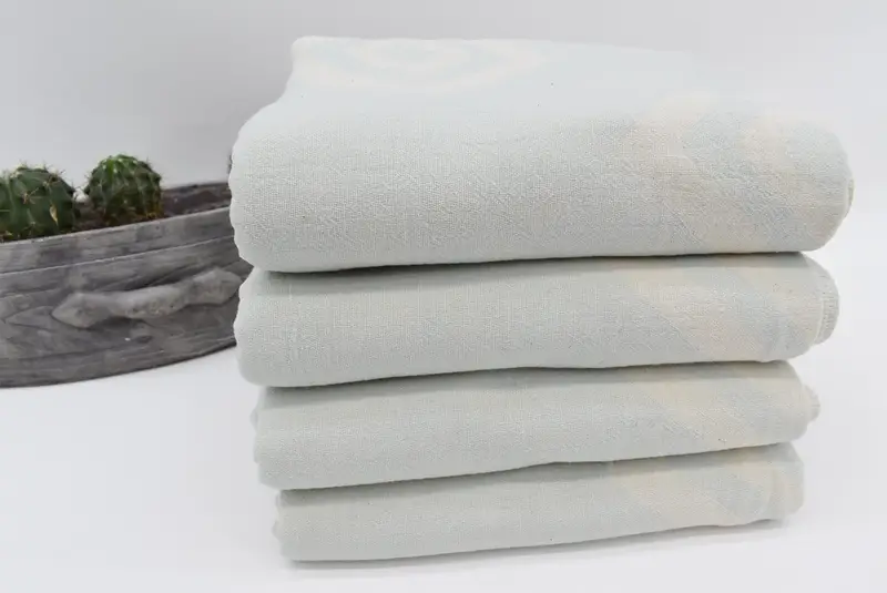 Best Friend Gift, 70x36 Cotton Geometric Towel, Bachelor Gift, Sand-free towel, Wedding Towel, Handwoven Turkish bath towel, Absorbent Turkish towel - 7