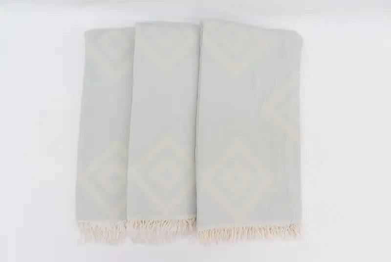 Best Friend Gift, 70x36 Cotton Geometric Towel, Bachelor Gift, Sand-free towel, Wedding Towel, Handwoven Turkish bath towel, Absorbent Turkish towel - 6