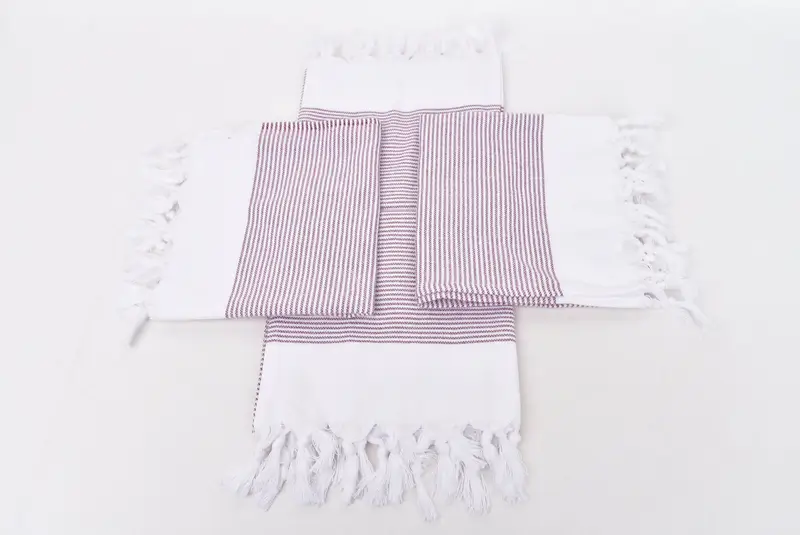 Kitchen Towel, Bridesmaid Gifts, Turkish Towel Hand Towel, Best Wedding Gift, Beach Wedding Favor, 40x18 Cotton Striped Towel, Bridal Shower Gifts - 6