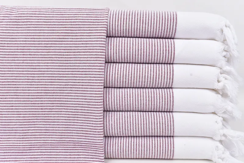 Kitchen Towel, Bridesmaid Gifts, Turkish Towel Hand Towel, Best Wedding Gift, Beach Wedding Favor, 40x18 Cotton Striped Towel, Bridal Shower Gifts - 1