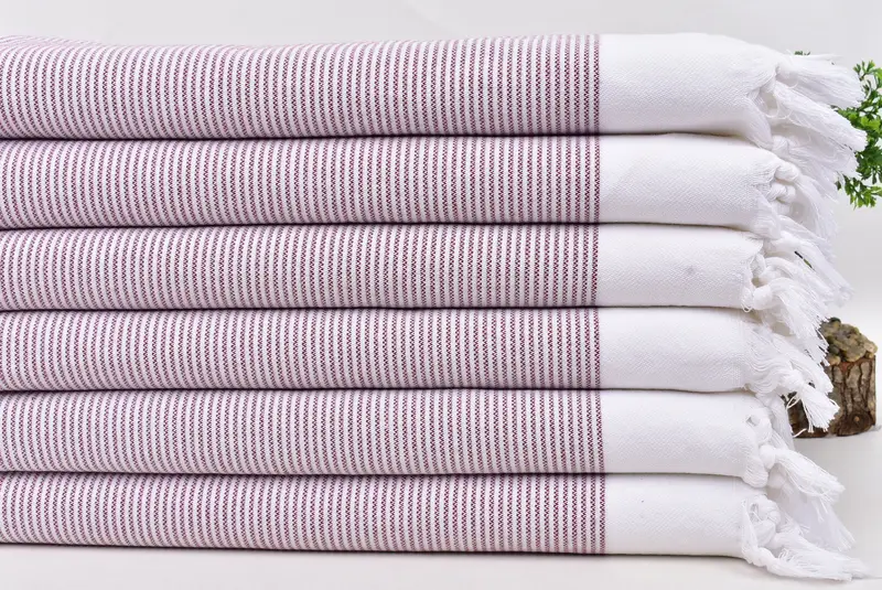 Kitchen Towel, Bridesmaid Gifts, Turkish Towel Hand Towel, Best Wedding Gift, Beach Wedding Favor, 40x18 Cotton Striped Towel, Bridal Shower Gifts - 3