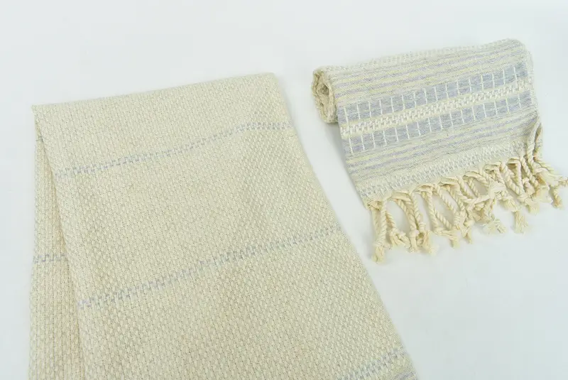 Kişiselleştirilmiş Mutfak Havlusu, Küçük Banyo Havluları, Kişiselleştirilmiş Nedime Hediyesi, 40x20 Keten Çizgili Havlu, Konuk Havlu, Kişiselleştirilmiş Yemek Havlusu - 7