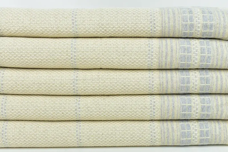 Kişiselleştirilmiş Mutfak Havlusu, Küçük Banyo Havluları, Kişiselleştirilmiş Nedime Hediyesi, 40x20 Keten Çizgili Havlu, Konuk Havlu, Kişiselleştirilmiş Yemek Havlusu - 2