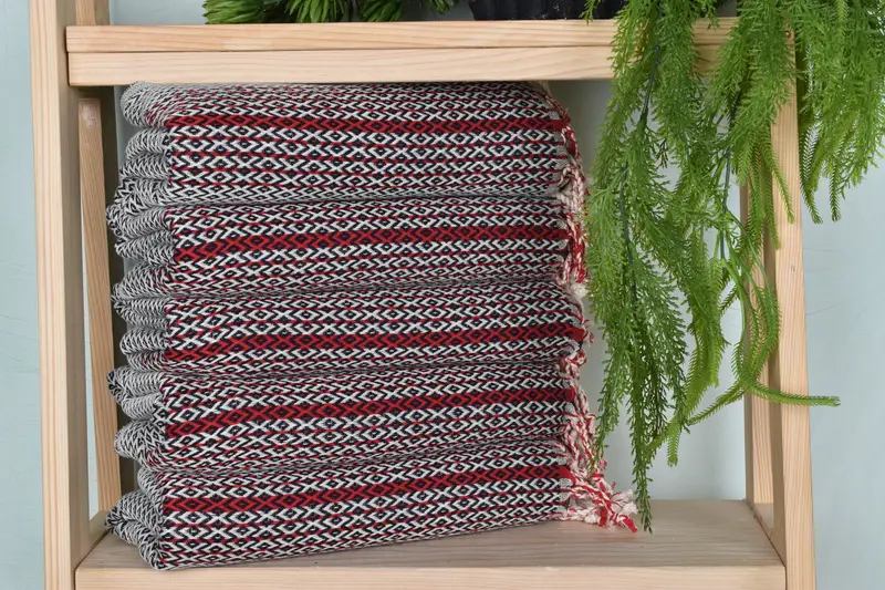 Beach Theme Wedding Gift, Fouta towel, Personalized Wedding Gift, Gift For Her, Organic Towel, 70x40 Cotton Diamond Towel, Valentines Day Gift Idea - 2