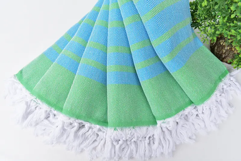Best Beach Towel, Personalised Gift, Absorbent Turkish towel, Fouta towel, Lightweight Turkish towel for beach, 68x36 Cotton Chevron Towel - 4