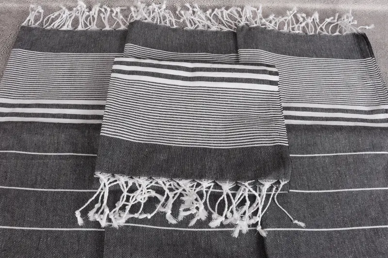 40x24 Cotton Striped Towel, Bridesmaid Gifts, Gift For The Home, Monogram Hand Towel, Monogrammed Hand Towel, Bulk Order Towel, Welcome Wedding Gift - 4