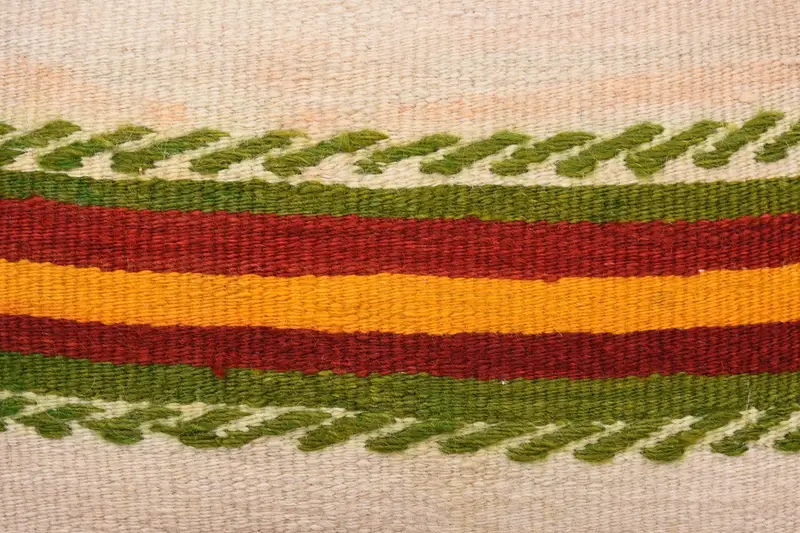 Pillow Case, Handwoven Pillow, Turkish Pillow, Turkish Kilim Pillow, Vintage Kilim Throw Pillow, Outdoor Patio Pillow Sham, 16x24 Beige Cushion - 3