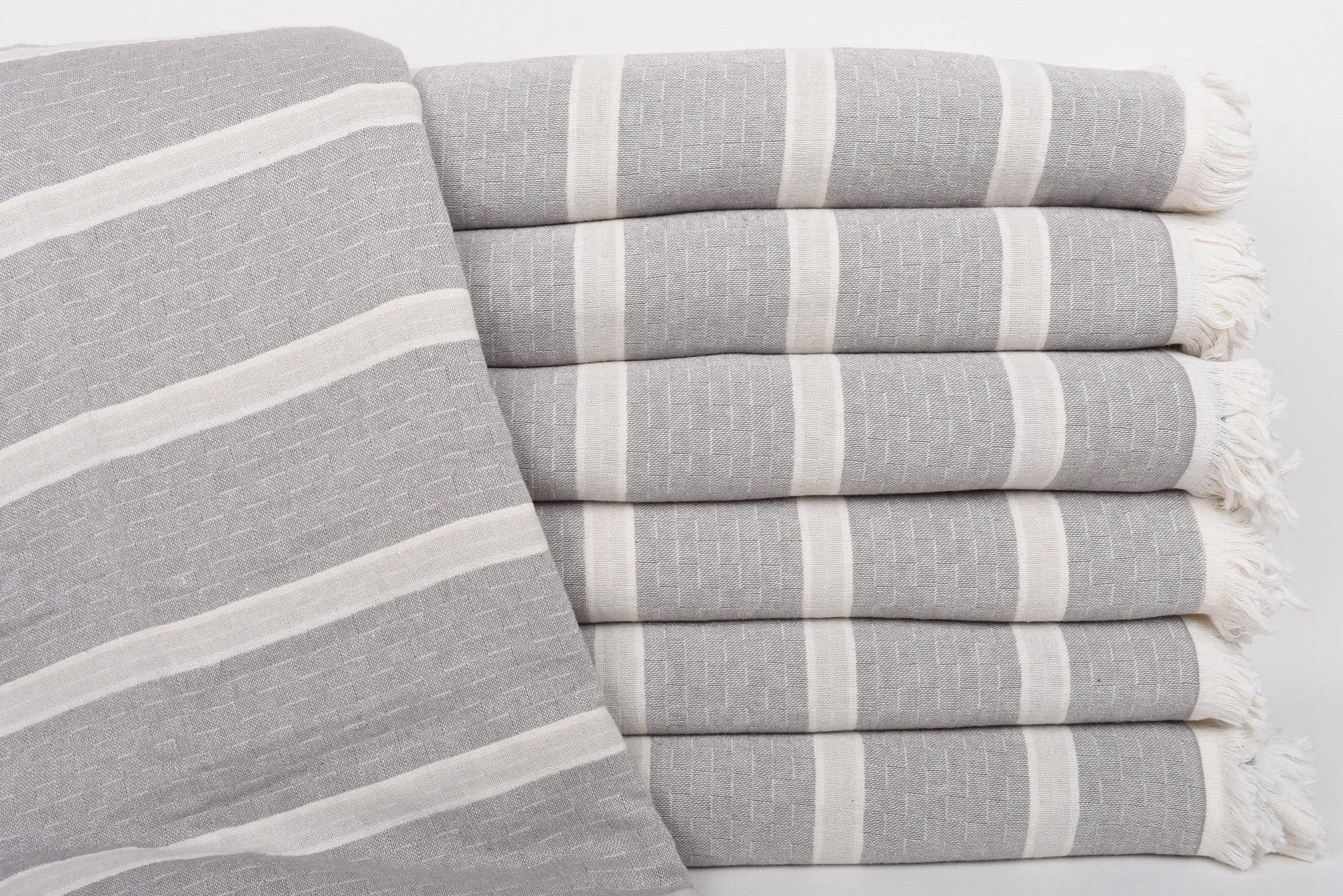 Bedspread Personalized Dark Gray-Light Gray Chevron Blanket, 95x83 Inches - 1