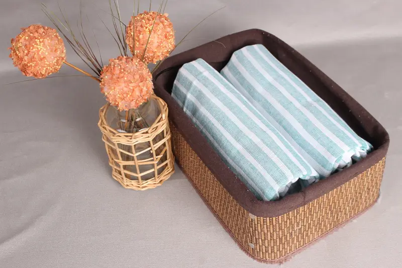 Personalized Home Gift Wedding, Housewarming Gift, Summer Gift, 70x40 Cotton Striped Towel, Spa Gift Towel, Gift Towel, Bachelorette Party Favors - 4