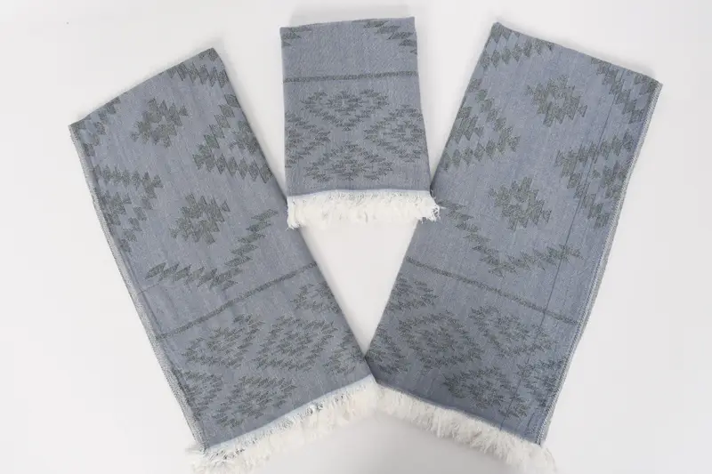 Beach Theme Wedding Gift, Turkish Towel Hand Towel, Wedding Favors, 40x20 Cotton Kilim Towel, Bridesmaid Gifts, Best Friend Gift Ideas, Summer Towel - 7