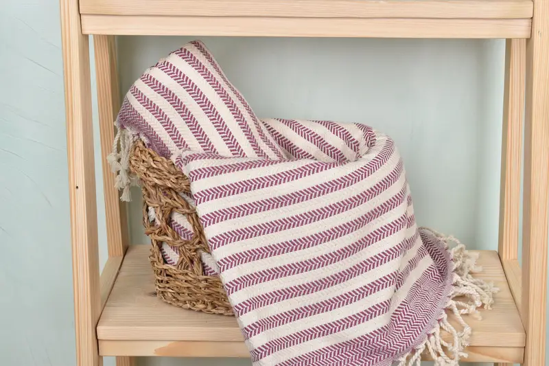 Bachelorette Party Gift, Personalized Wedding Gift For Couple, Hammam towel, Lightweight Turkish towel, 70x40 Cotton Chevron Towel, Towel With Name - 4