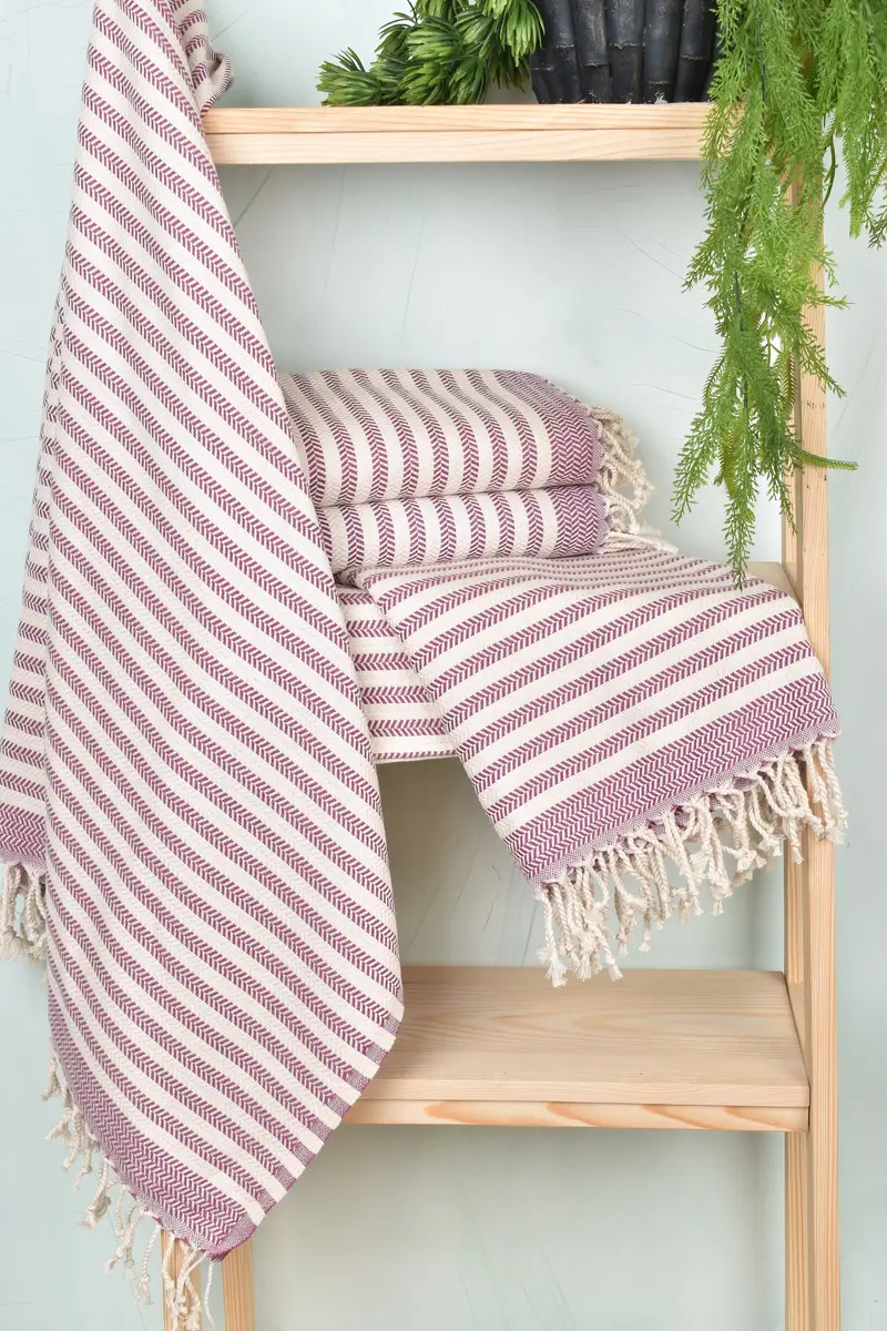 Bachelorette Party Gift, Personalized Wedding Gift For Couple, Hammam towel, Lightweight Turkish towel, 70x40 Cotton Chevron Towel, Towel With Name - 6
